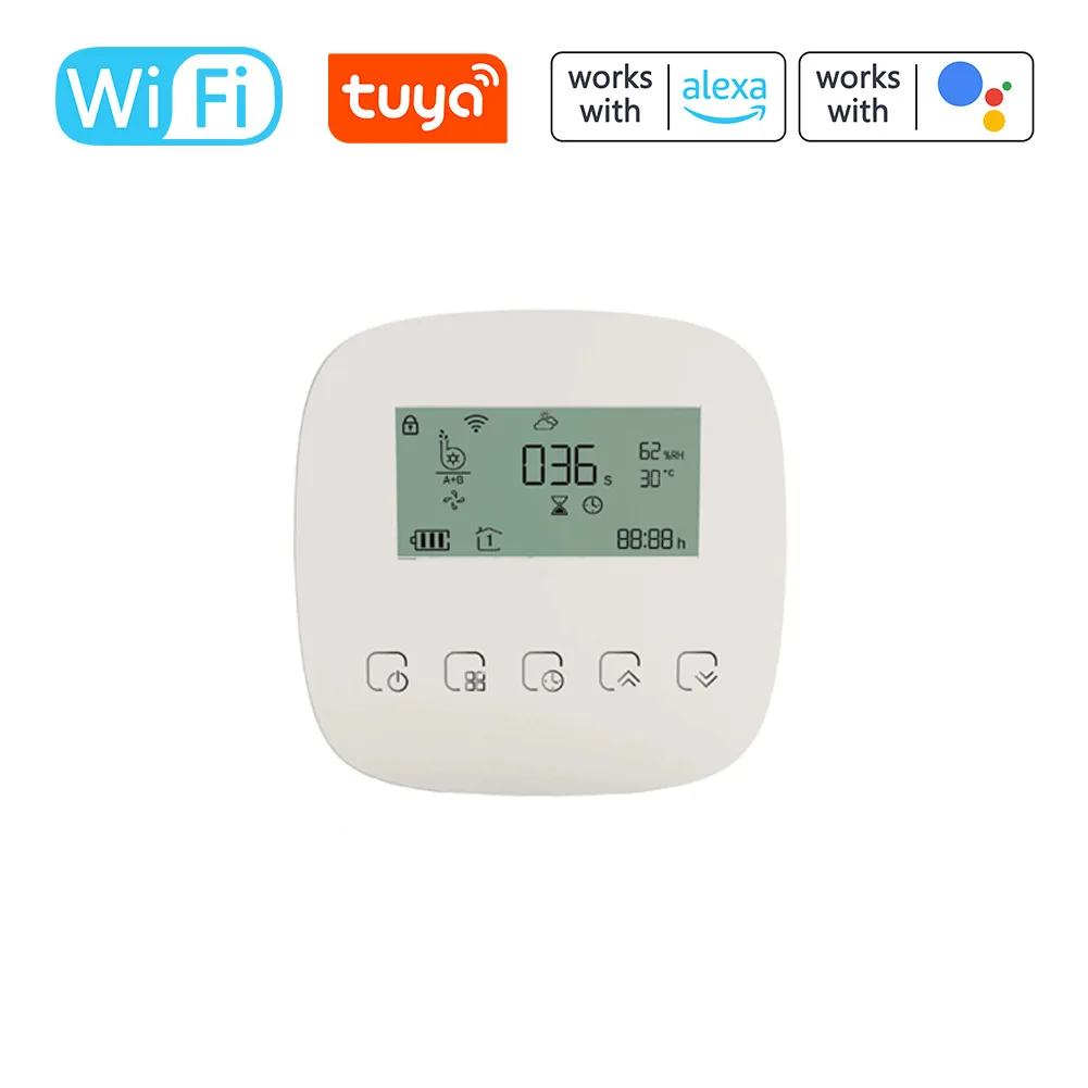 

WiFi Graffiti Smart Home Sprinkler Timer Charging App Automatic Micro Drip Irrigation System Dual Pump Irrigation Switch