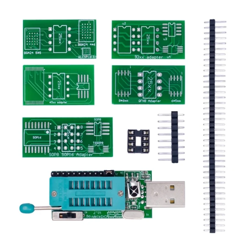 Imagem -03 - Programador de Deslocamento Nivelado Ch341a V1.7 1.8v W25q64fw W25q128fw Gd25lq64