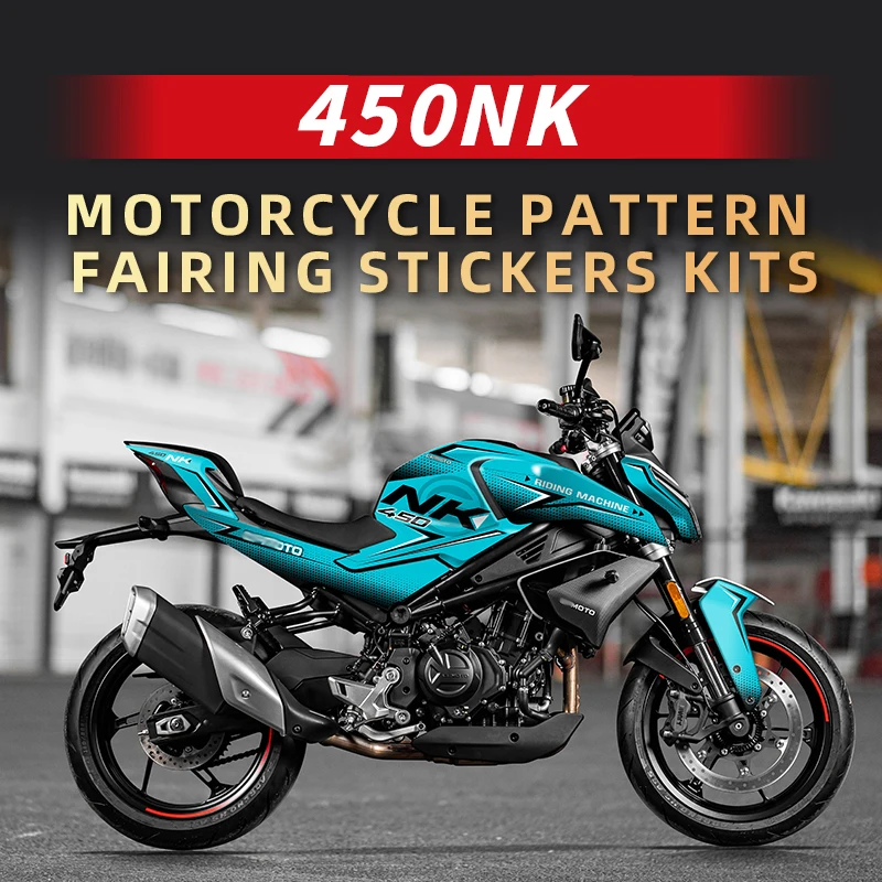 

Pattern Printing Stickers Kits for Motorcycle Protection and Decoration, Used for CFMOTO 450NK, Various Style