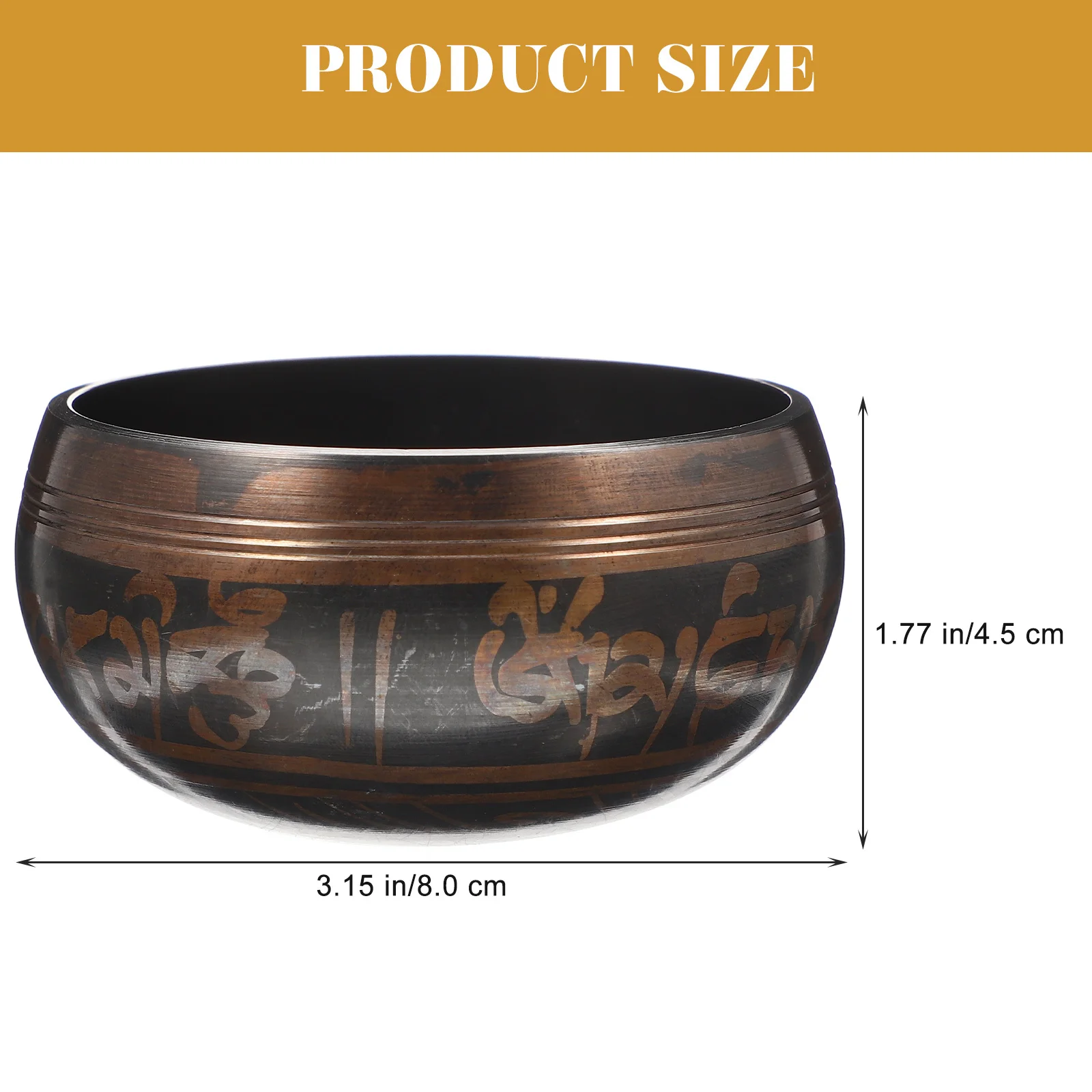 

Song Bowl Yoga Meditation along with Tibet Singing Copper Outdoor Zen Decor Bowls Wood Sound Buddha Chanting