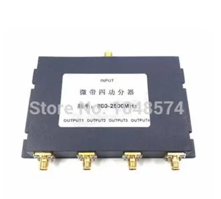 4 Cách Heli Bộ Chia Điện 868MHz Bộ Chia Nguồn 915MHz Điện Spltter SMA Nữ 50W 50 Ohm