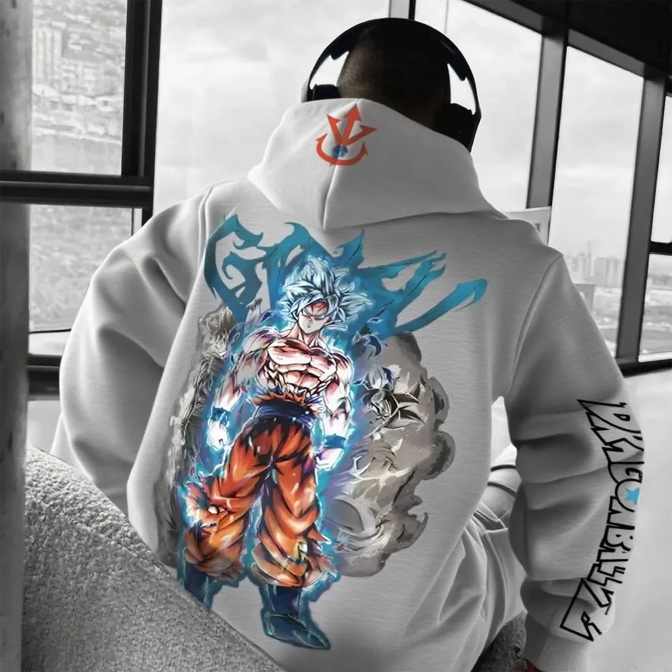 Dragon Ball Anime Goku New Autumn/Winter Hoodie Men's and Women's  Y2K Hip Hop Trendy Versatile Parent Child Sweater Top
