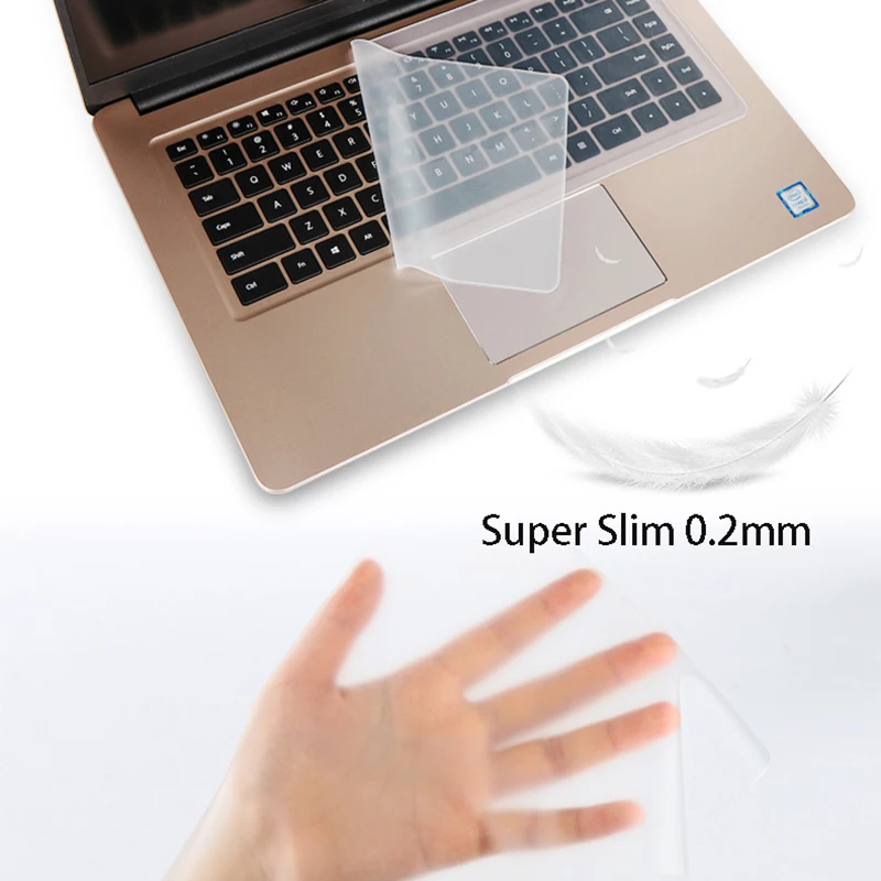 2pcs Universal Keyboard Cover for 13-17 inch Laptop Notebook PC Keyboard Anti Dust Soft Silicone Protective Clear Film Guard