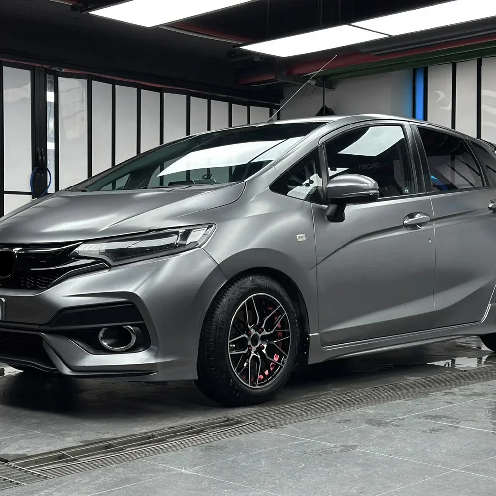 Car Sticker Pearl Metal Titanium Grey Auto Wrapping Film Color Change Vinyl Film PET Bubble Free Car Accessories PVC Auto Decals