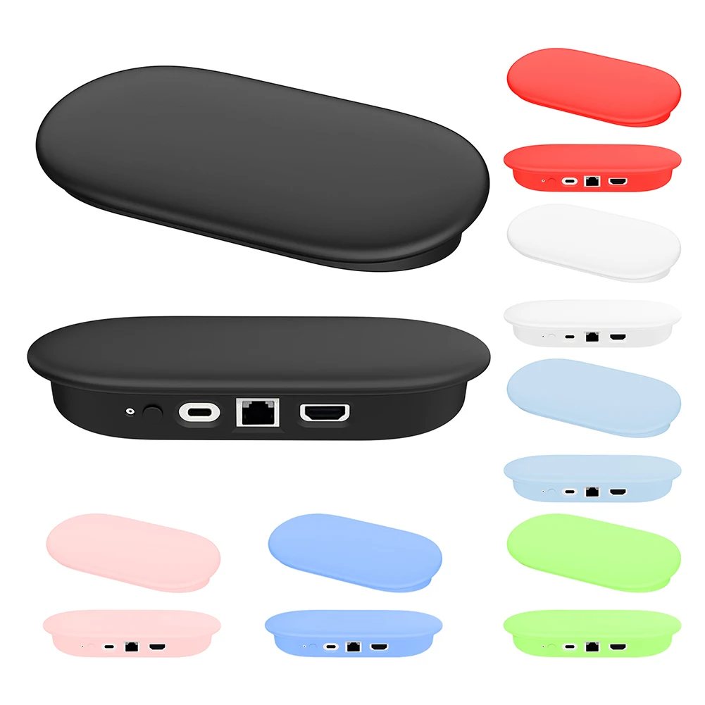 충격 방지 실리콘 보호 케이스, 낙하 방지 소프트 실리콘 커버, 구글 TV 스트리머 (4K) 콘솔용 쉘