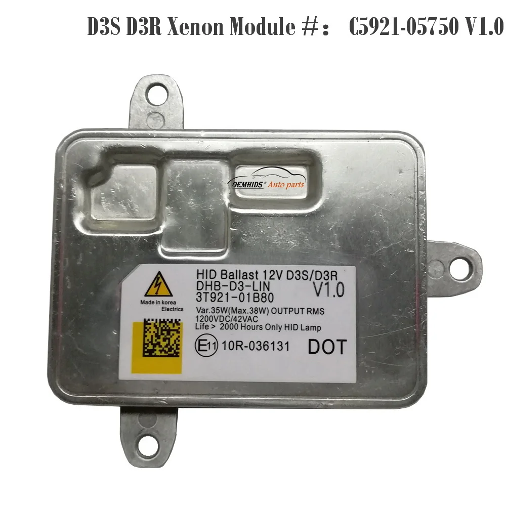 Original Oemhids 90NEW DHB-2G-D3-LIN V1.0 HID Ballast D3S D3R 35W 38W Xenon Headlight Control Computer Driver Module C5921-05750