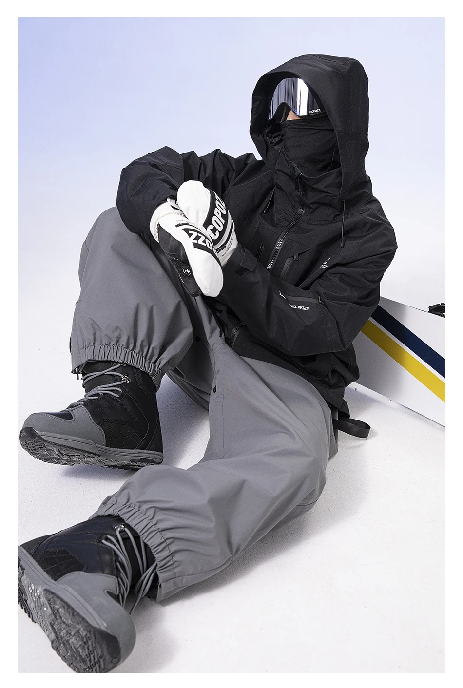 COPOZZ Marke Winter 3L Männliche Ski Hosen Outdoor Sport Durchlässige Winddicht Wasserdichte Weibliche Schnee Hose Warme Ski Snowboard Hose – Detail 13