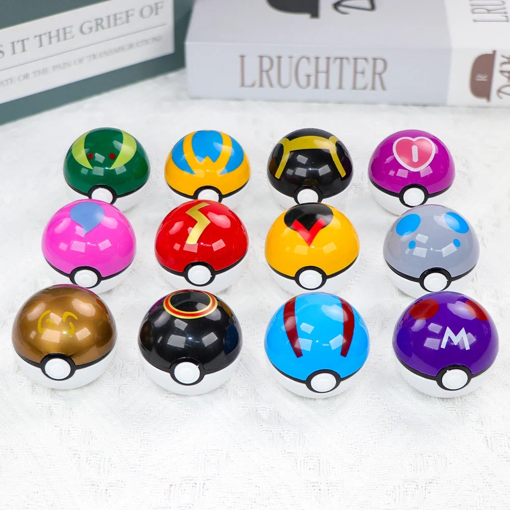 12 teile/satz Pokemon Figur Pikachu Pokeball Action Figure Cartoon Anime Nette Puppe Pokeball Sammlung Kinder Universität Geschenke