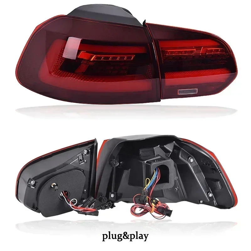

Car LED Taillight For Volkswagen VW Golf6 MK6 2009 - 2013 Rear Running Lamp Brake Reverse Dynamic Turn Signal Car Tail Light