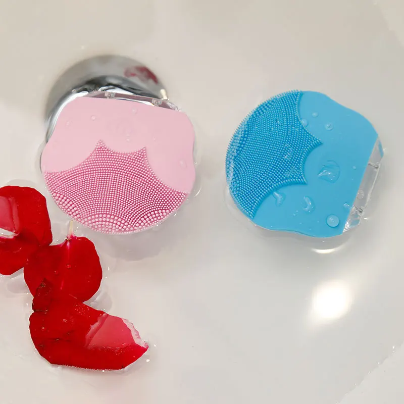 Pack of 10 Pore Cleaning Massager Silicone Facial Cleanser Face Cleaner Cleaner Beauty Instrument Face Brush