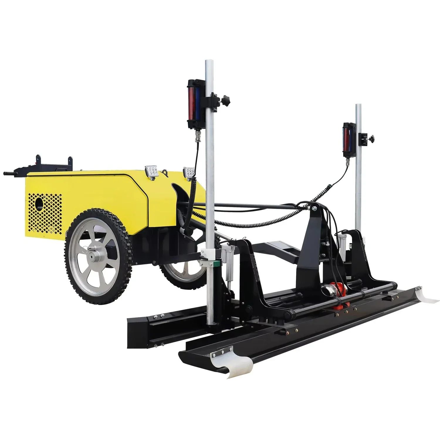 Walk Behind Concrete Laser Screed Machines 2-wheel Mini Laser Concrete Screed for Sale