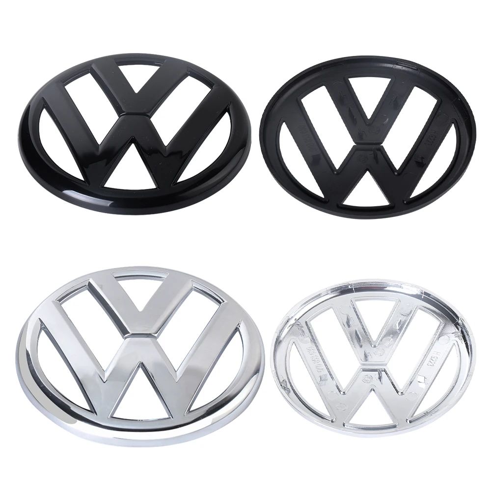 2pcs/set Silver Original Replace type Car Rear Trunk Badges Lid Emblem Front Rear Logo For VW Golf 6 (MK6) 2010-2013 Accessories