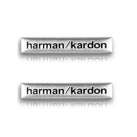 Алюминиевые 3D-наклейки Harman/Kardon для автомобильной аудиосистемы, аксессуары для автомобилей Audi, BMW, VW, Jeep, Honda, Mitsubishi, Peugeot, Renault, Skoda, Lexus