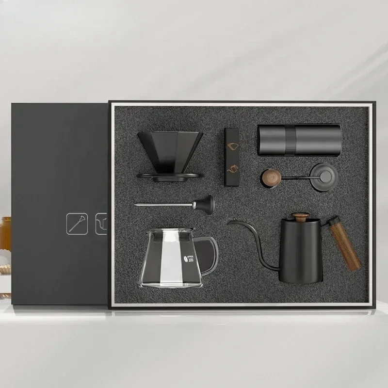

Tools Gift Box Pour Over Maker Kit Hand Dripper Glass Server Coffee Set
