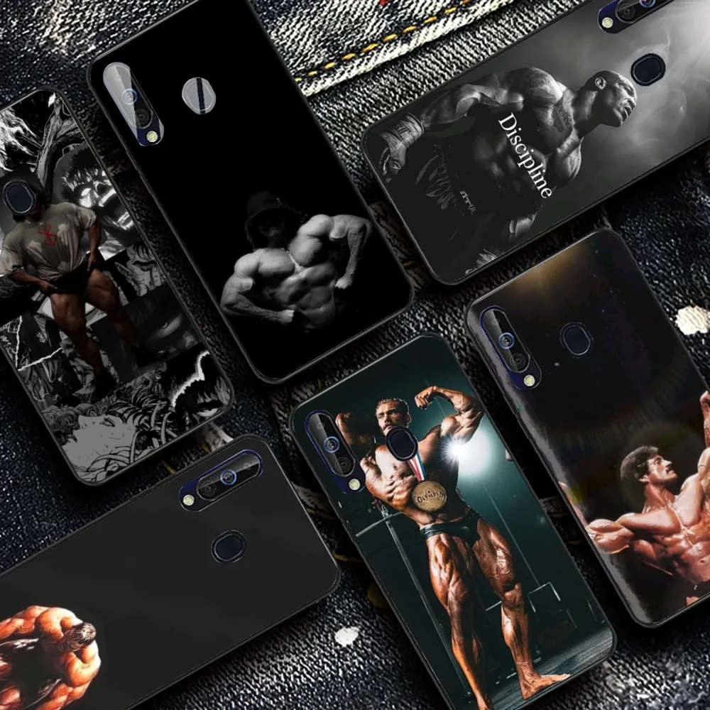 

Gym Fitness Bodybuilding Phone Case For Samsung A 13 21 30 31 32 51 52 53 70 for Huawei Honor 50 60 70 for OPPO vivo