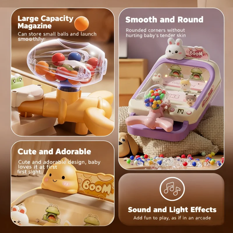 Children's pinball game machine puzzle game board game shooting toy boy interactive concentration training girl child