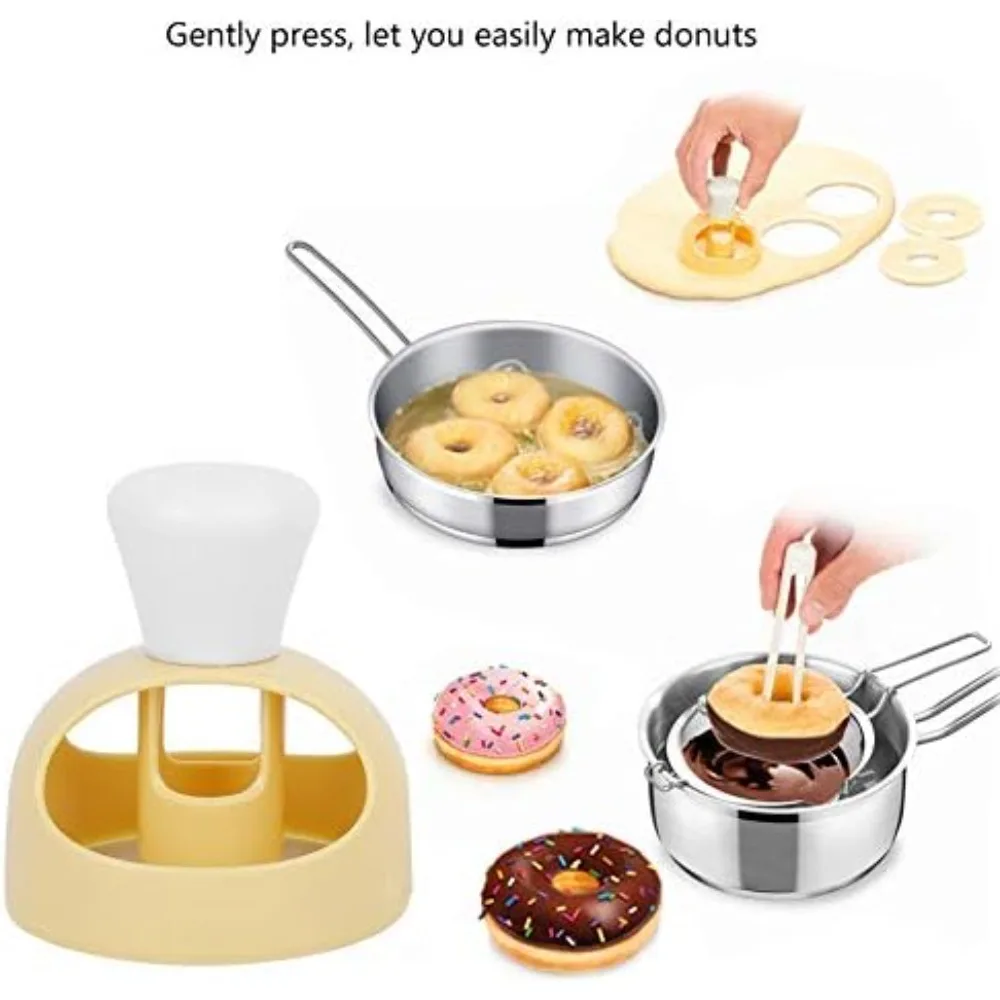 1Pcs Doughnut Cutter Doughnut Maker DIY Creative Doughnut Mold Cookie Press Mold Dessert Cutter Kitchen Baking Accessories