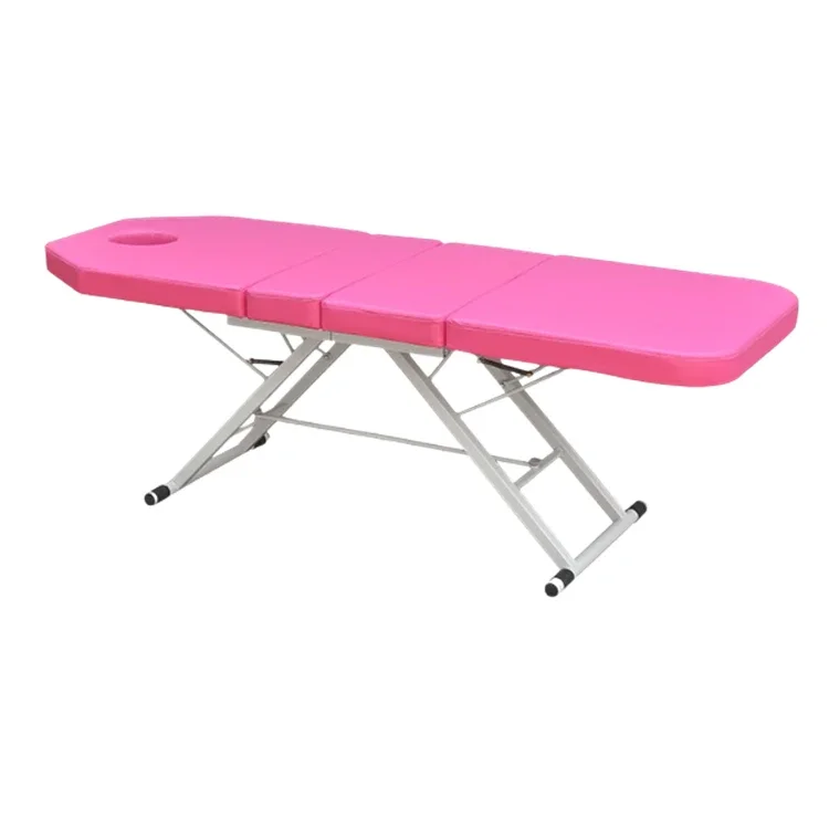 Trade Assurance 3 section foldable spa salon bed easy to carry lash table durable massage bed