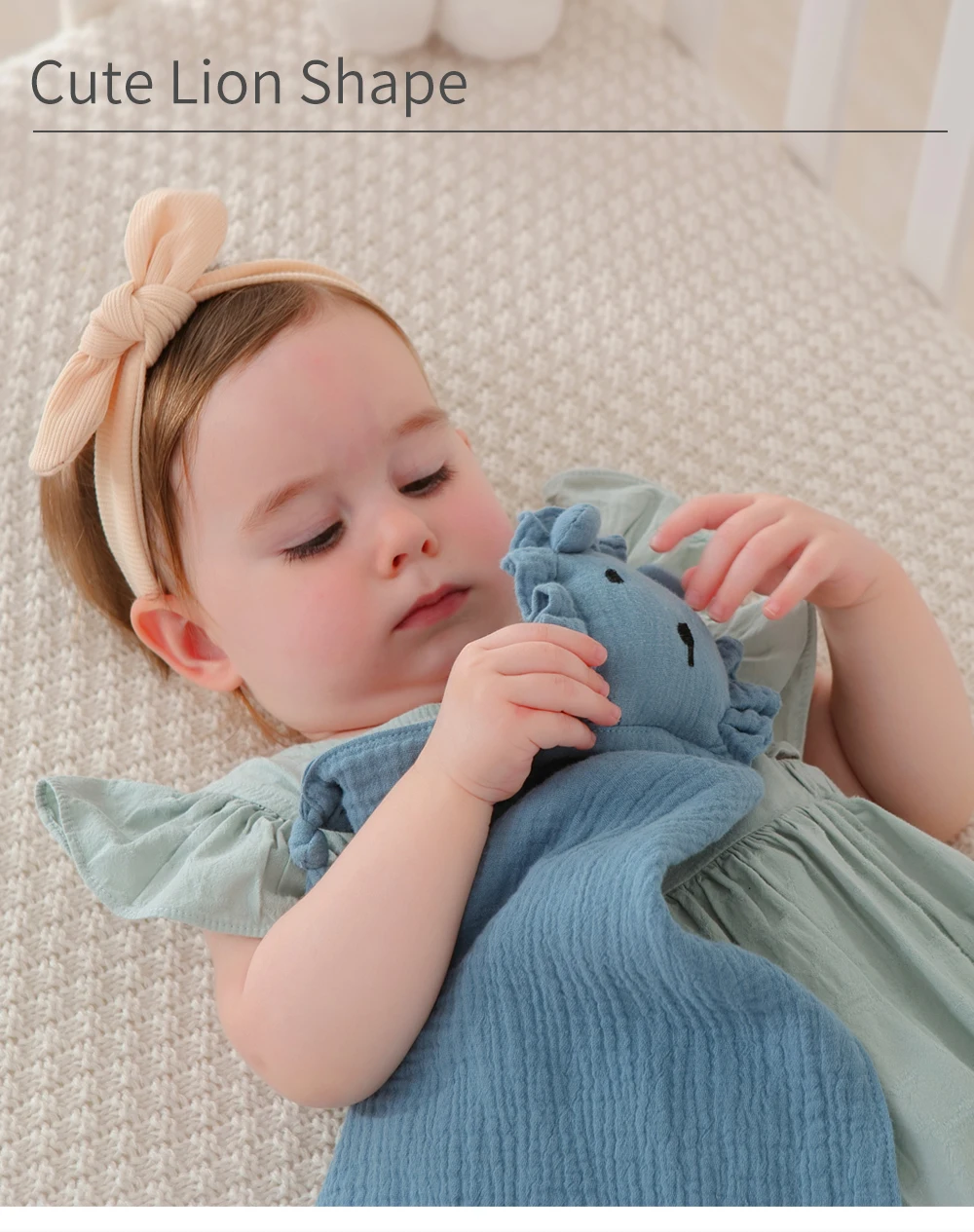 Musselin Baby Komfort Handtuch Baumwolle Tröster Decke Weiche Neugeborene Schlaf Puppen Kinder Mode Schlaf Spielzeug Beruhigen Beschwichtigen Handtuch Lätzchen – Detail 17