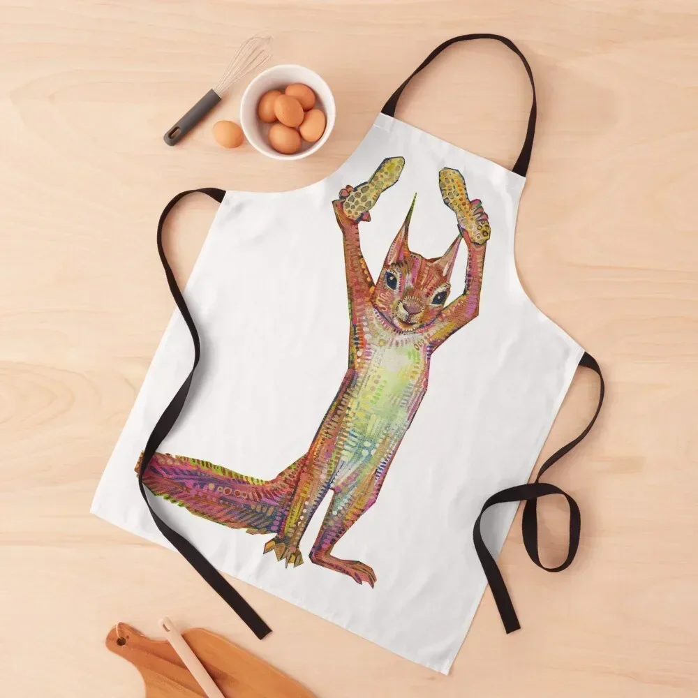 

Nuts on Blank Background Apron Customizable Woman Men gift Apron