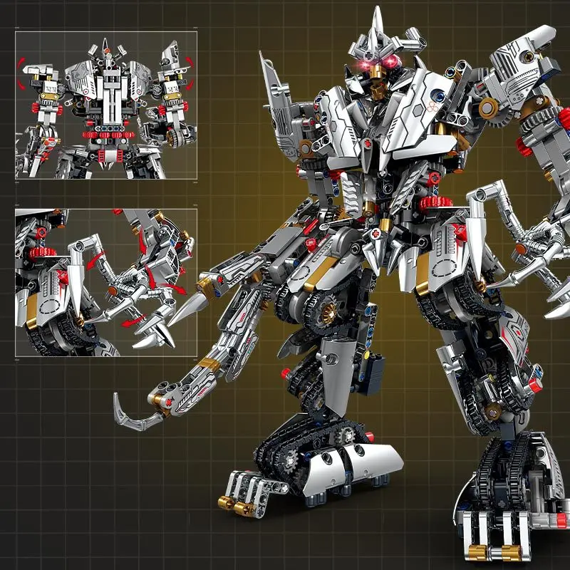 Double Form Titan Mech/Armored Vehicle Model Bricks Toys MOC Robot Building Blocks Compatible With LEGO
