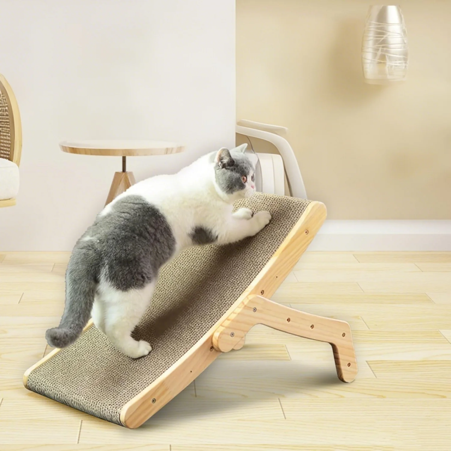 

Деревянная доска-краталка для кошек, съемная лежанка-лежанка, стойка для когтей, игрушки-скребки для кошек, товары для животных