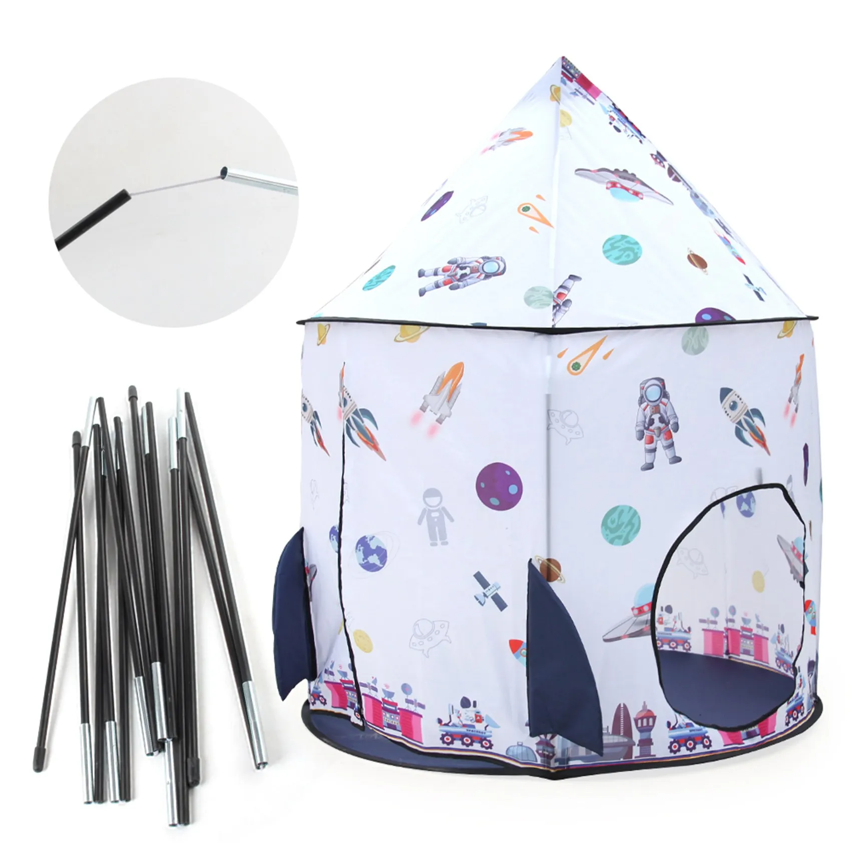 Kids Space Play Tent,Folding Baby Play House Tent Bell Tent Storage Carry Bag for Children Indoor and Outdoor Play Tent