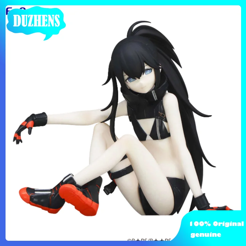 FuRyu Original: negro★Figura de acción de ROCK SHOOTER, modelo de juguete de PVC de 9cm, Colección, regalo