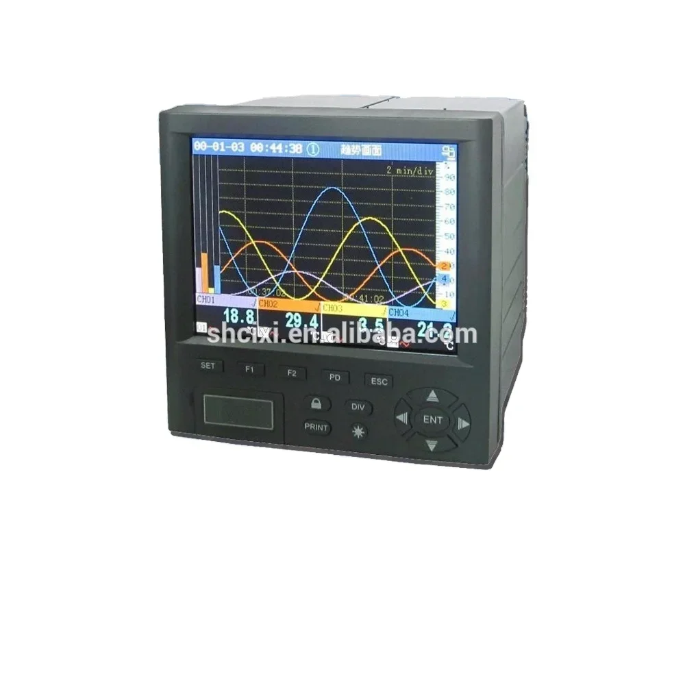 digital paperless pressure chart recording instrument