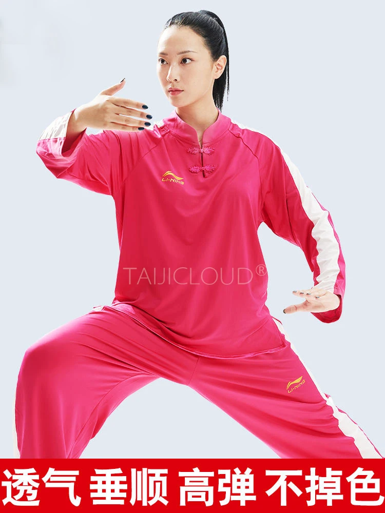 Tai chi suits for men and women, practice attire for spring and summer, high-end new models with long and short sleeves