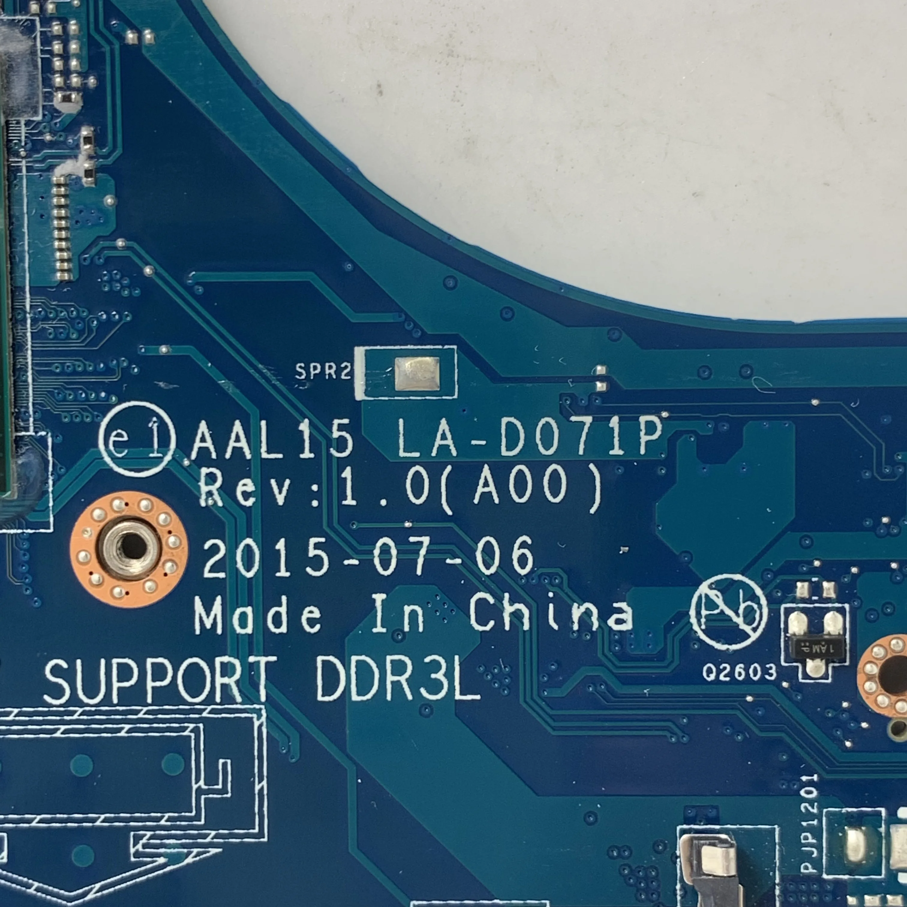 

Mainboard FOR Dell 5559 Laptop Motherboard 086V8H 86V8H CN-086V8H AAL15 LA-D071P With SR2EZ i7-6500U CPU 100%Tested O