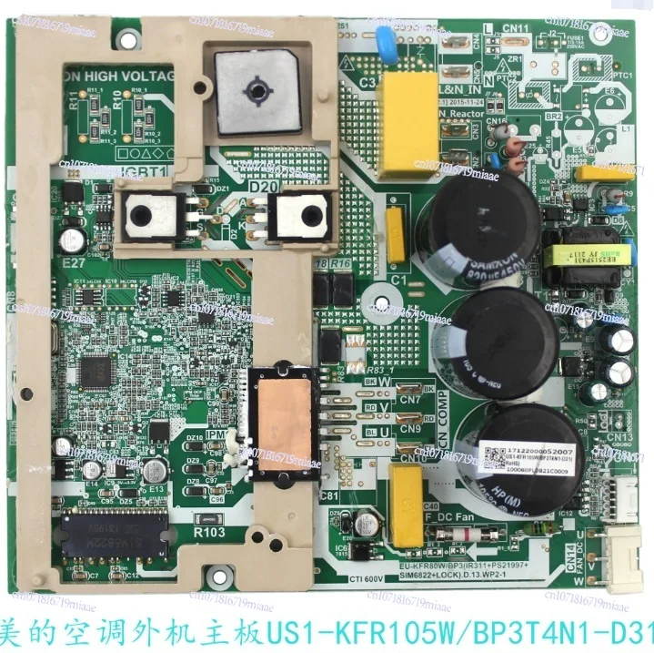 

Air conditioning motherboard EU-KFR80W/BP3 (IR311+PS21997+SIM6822+LOCK). D.13.WP2-1