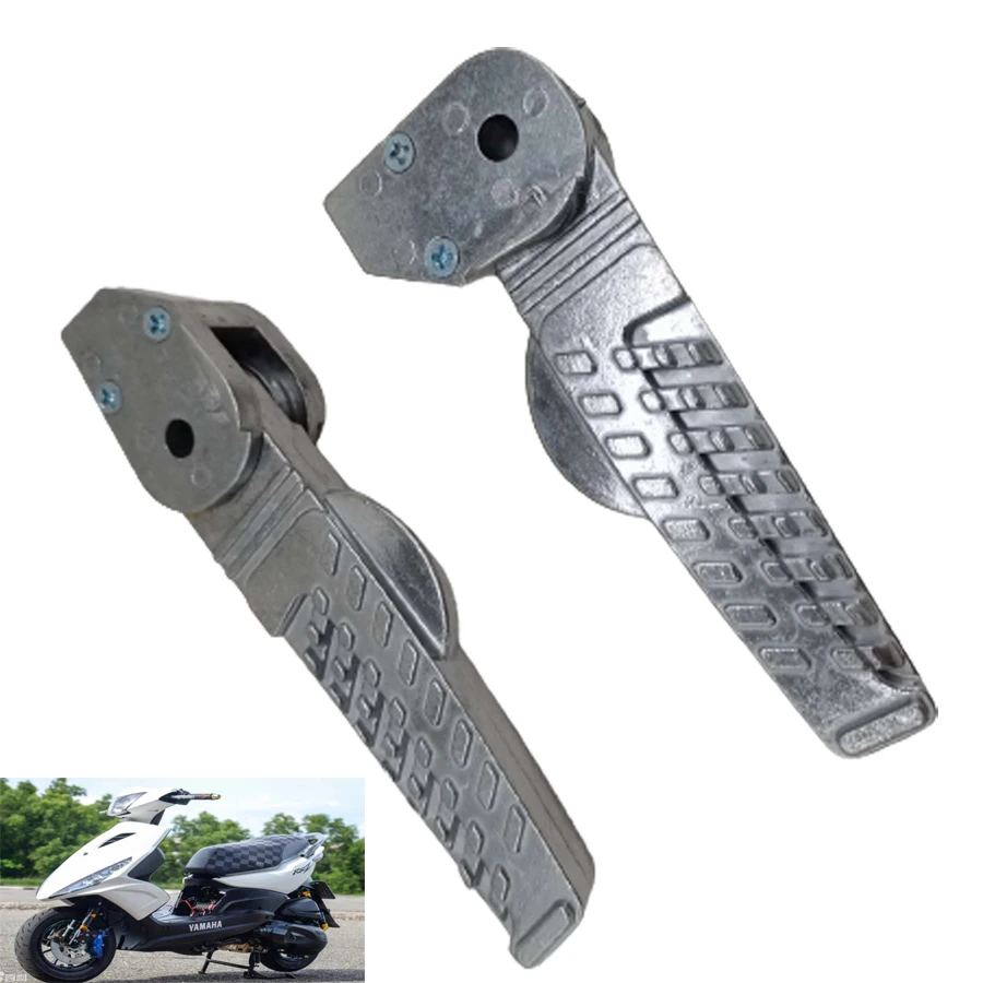 

B282 Motorcycle Rider Passenger Front Rear Pedal For Yamaha RSZ Front Driver Footrest Foot Pegs Rest Pedal Pad