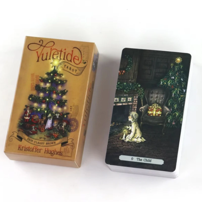 

Hot sales Yuletide Tarot Oracle Card Fate Divination Prophecy Card Family Party Game Tarot