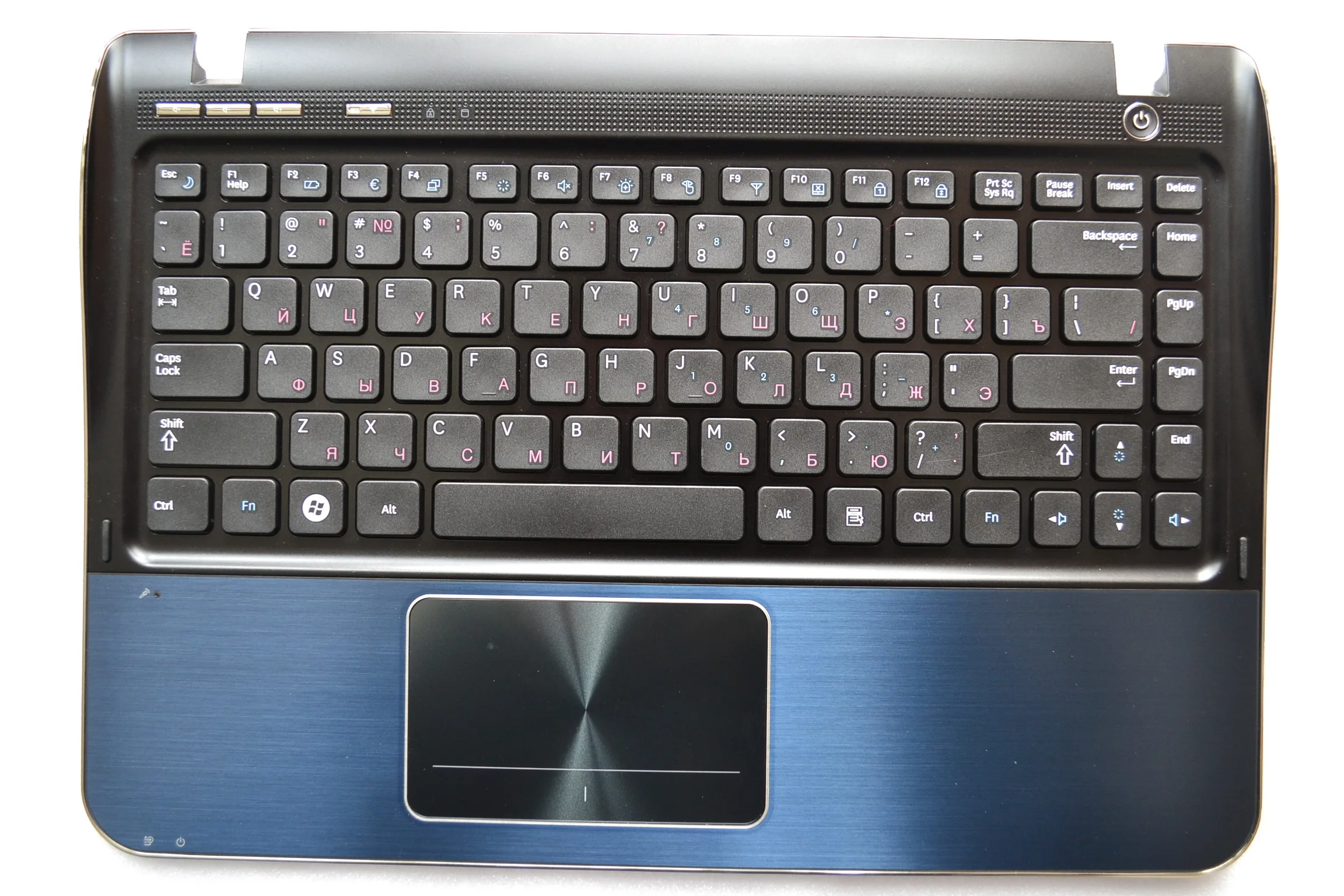 New laptop upper case cover palmrest with keyboard for samsung SF310 SF311  Ru layout