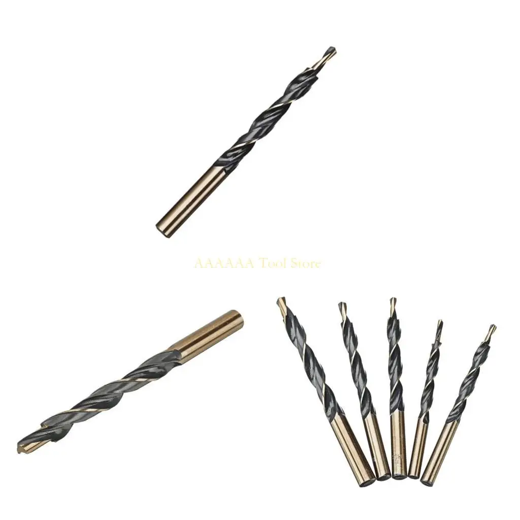 

A2BE Step Drill Bit High Speed Steel Drill Bits for Sheet Metal Hole Drilling Cutting Multi Size Hole Stepped Up Drill Bit