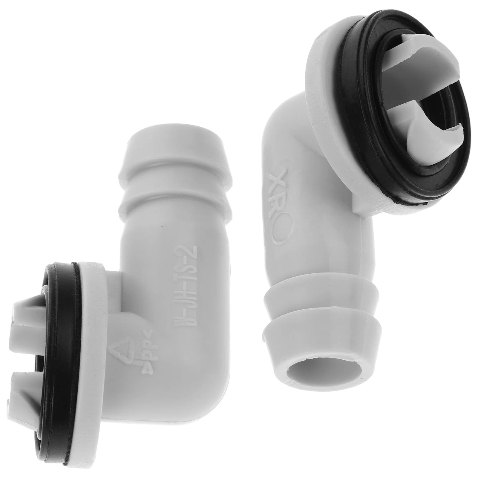 

2Pcs Drain Pipe Grommet Heavy Duty Plastic Ac Drain Hose Adapter Anti Leakage Fitting for Window Split Air Conditioning Unit