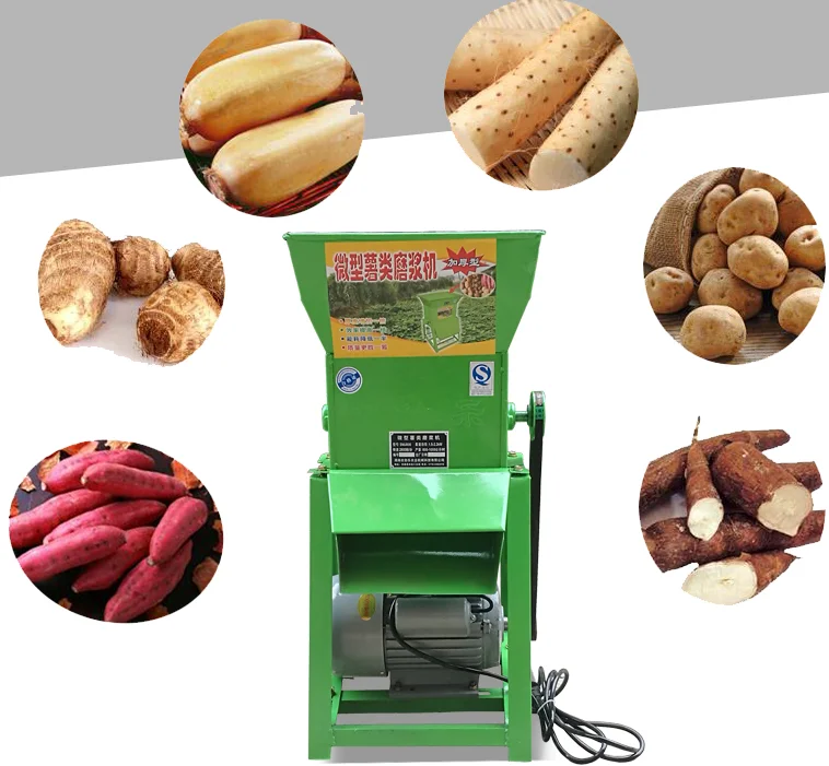 Fully Automatic Taro Pulverizing Smashing Machine/ Small Cassava Crushing Machine /High Capacity Sweet Potato Pressing Machine
