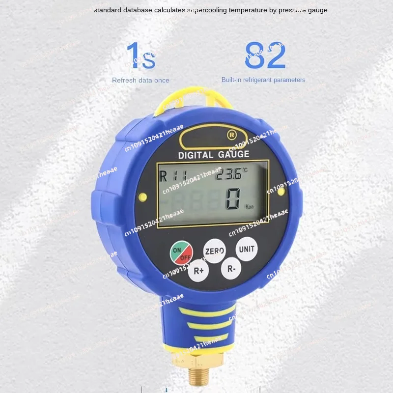 Suitable for 6881 portable adjustable digital display refrigeration air conditioning tube   Pressure vacuum gauge measurement