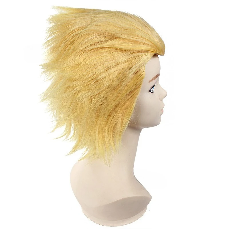 Archer Gilgamesh Cosplay Wig Fate/stay Night Golden Fluffy Short Heat resistant Hair Fate/zero Anime Costume Role Play Wigs
