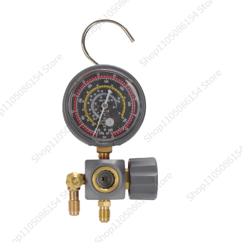 

Press the exhaust oil filling single meter plus fluoride meter snow meter air conditioner pressure gauge maintenance tool