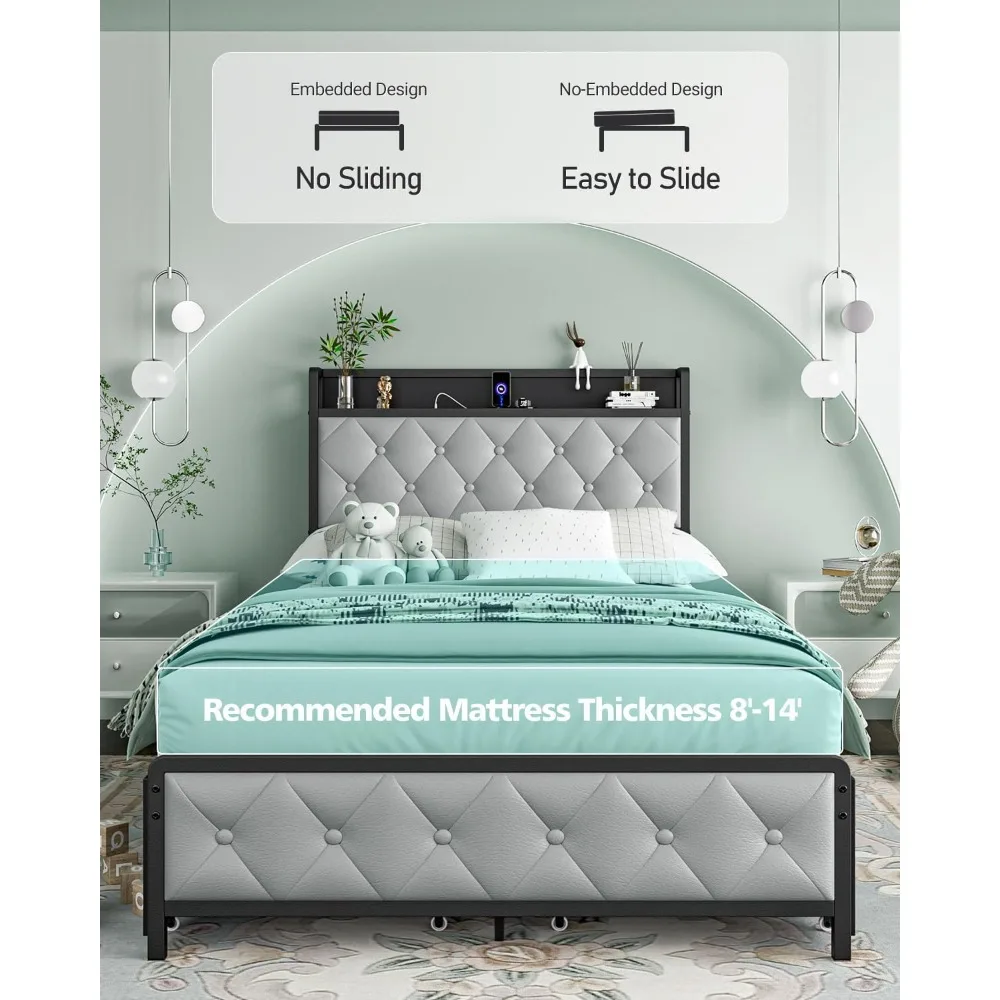 Thumbnail 3 - #26 Latest Metal Platform Beds Offers