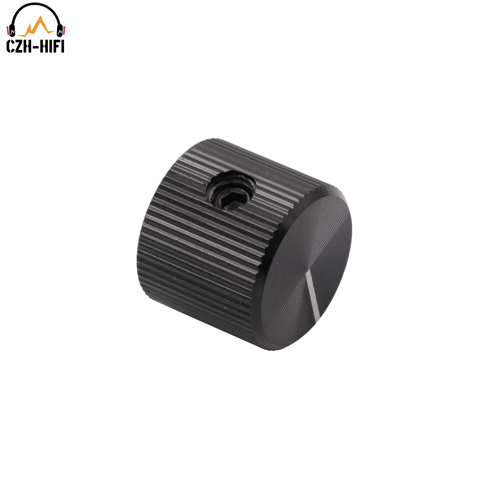 10 stücke Mini CNC Maschine Solide Aluminium Zeiger Knopf Knopf Kappe Gitarre AMP DJ Mixer Radio CD DAC Drehschalter EIN AUS 6,00mm Loch – Detail 3