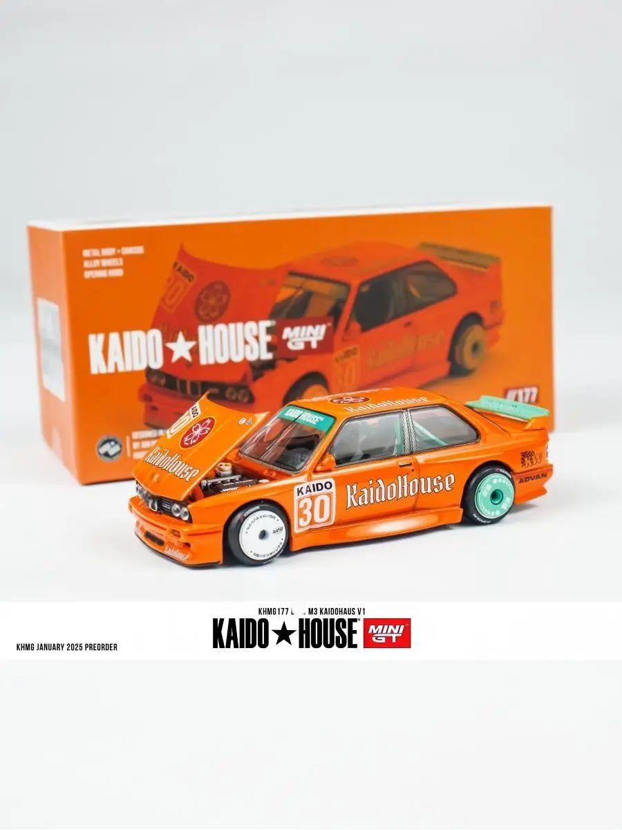 MINI GT × KAIDO HOUSE 1:64 BMW M3 V1 оранжевый | AliExpress