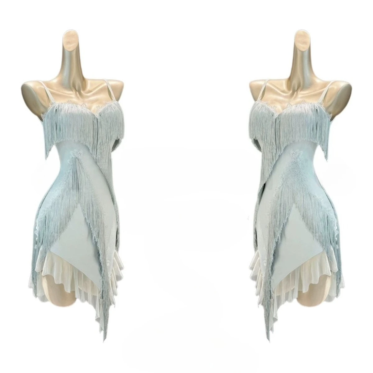 

New Latin dance dress, fringed dress,performance competition dress, international dance dress, halter top, backless female adult