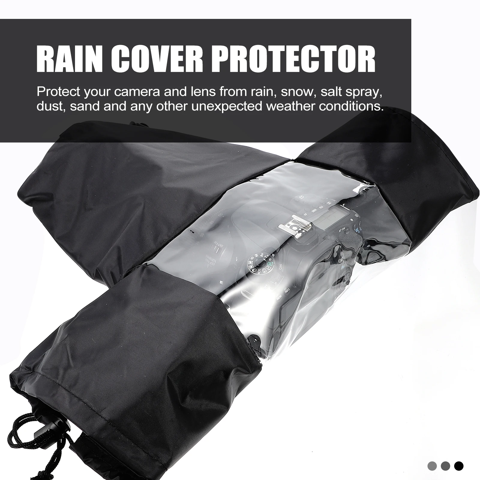 

Camera Rain Cover Professional Waterproof Protector for Dslr Photography Rain Snow Salt Spray Dust Outdoor Use