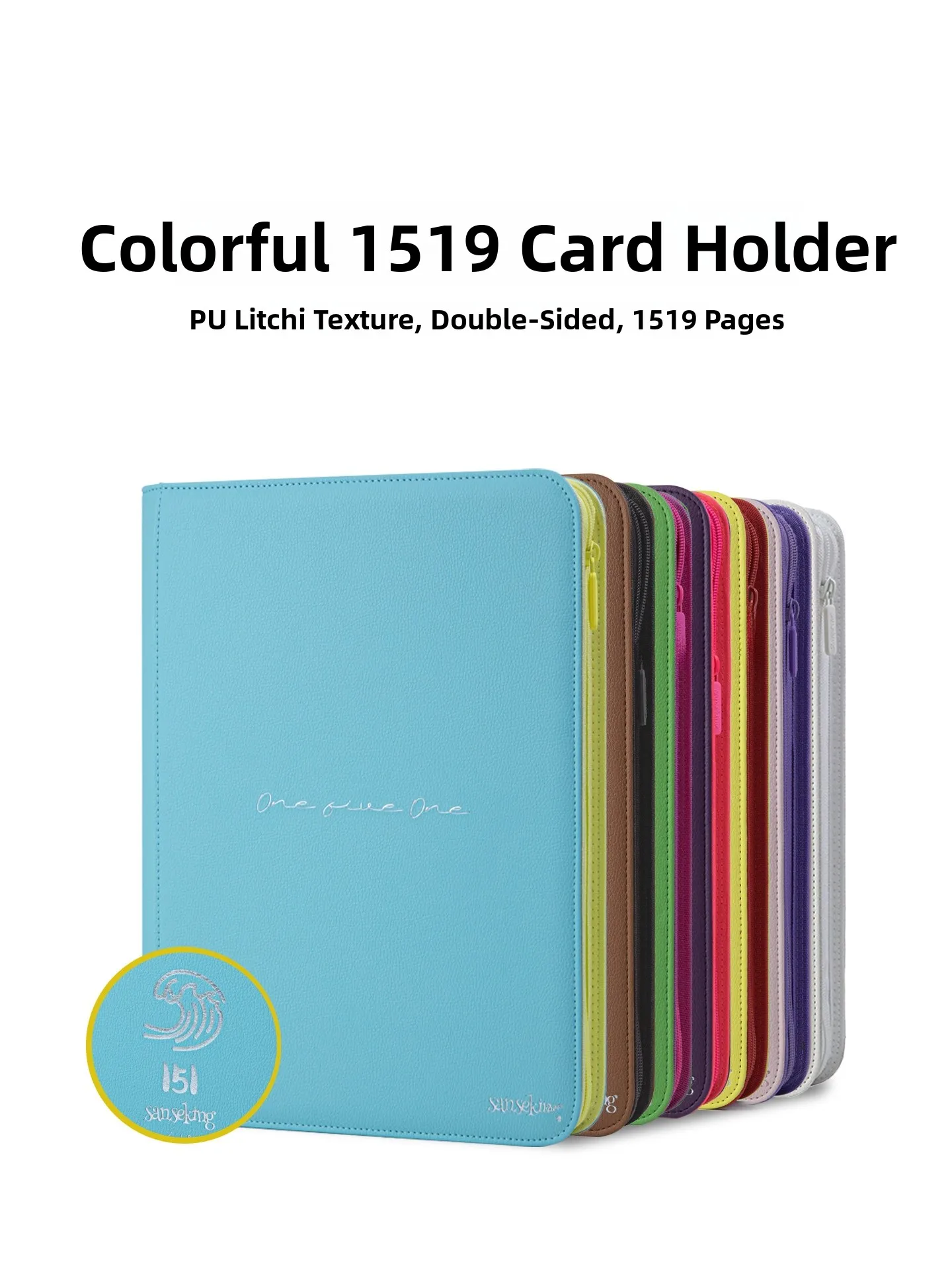 Álbum de Cartas Pokémon Sanseking, 151 Compartimentos, Bolsa con Cierre de PU, Libro de Almacenamiento PTCG, Caja de Papel Du...