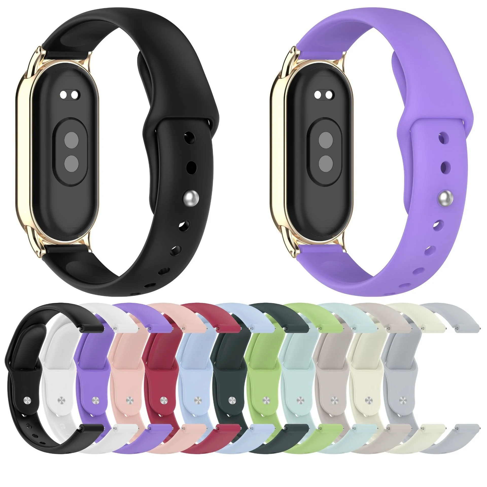 12mm universal silicone strap, smart watch bracelet universal strap accessories,For 12MM open metal frame or connector header