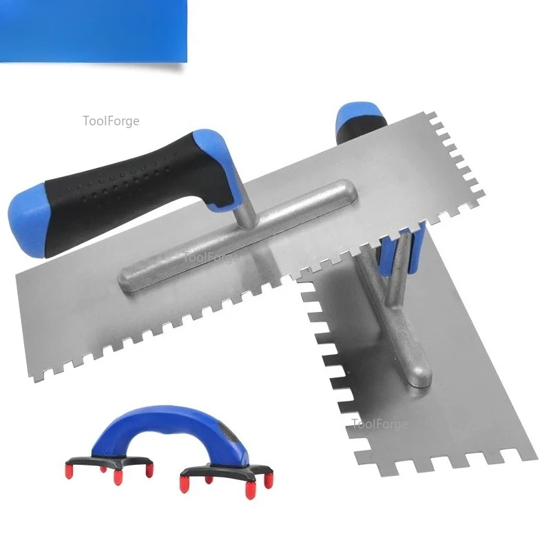 Multifunctional Decoration Stainless Steel California Square Notched Trowel For Large Format Tiles