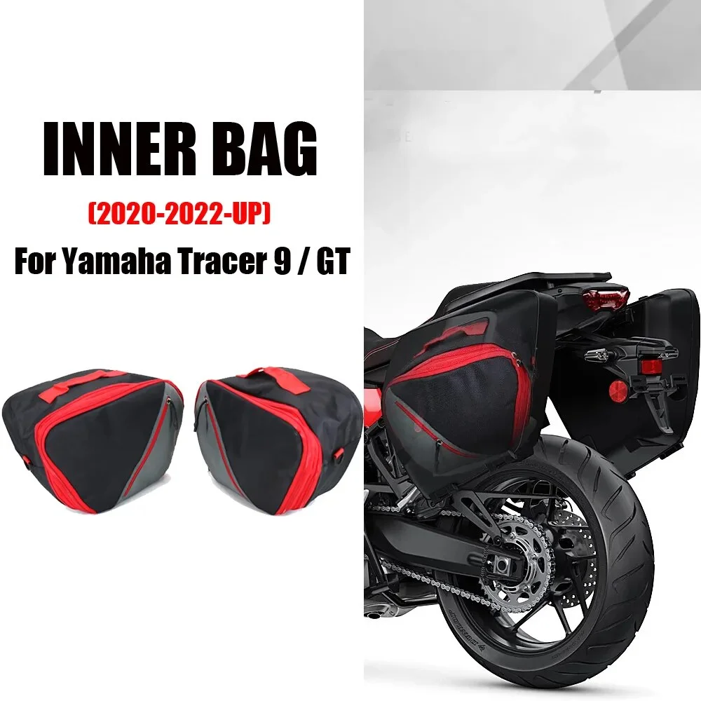

2021 2022 для Yamaha трассировщик 9 GT трассировщик 9 GT Красный Новый мотоциклетный чемодан сумки черные расширяемые внутренние мешки Tracer900 2020 Tracer9